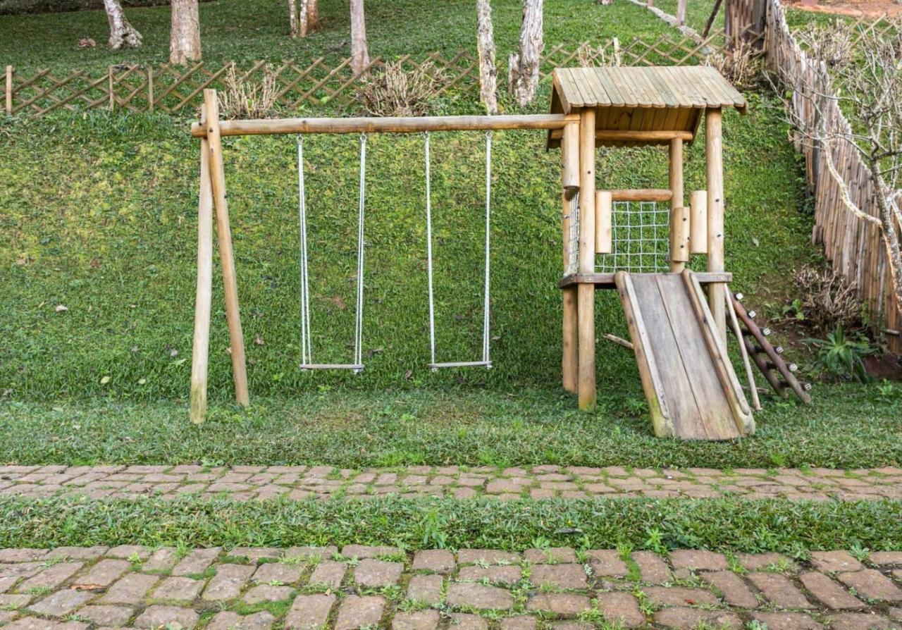 Campos do Jordão Casa De Vidro Com Vista Mantiqueira - Com Cafe E Staffヴィラ エクステリア 写真
